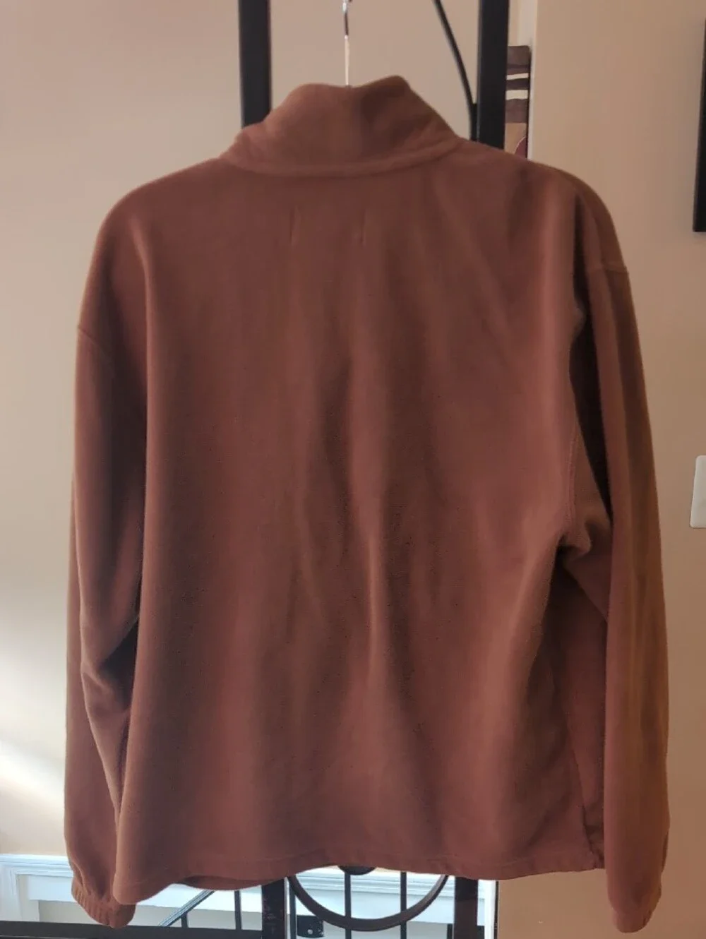 Nike Jordan Essentials Winterized Fleece Half-Zip Sweatshirt Brown M